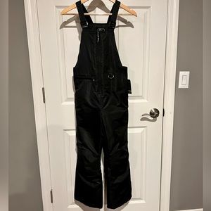 AQ performance Snow pants Bib Youth Small black ski